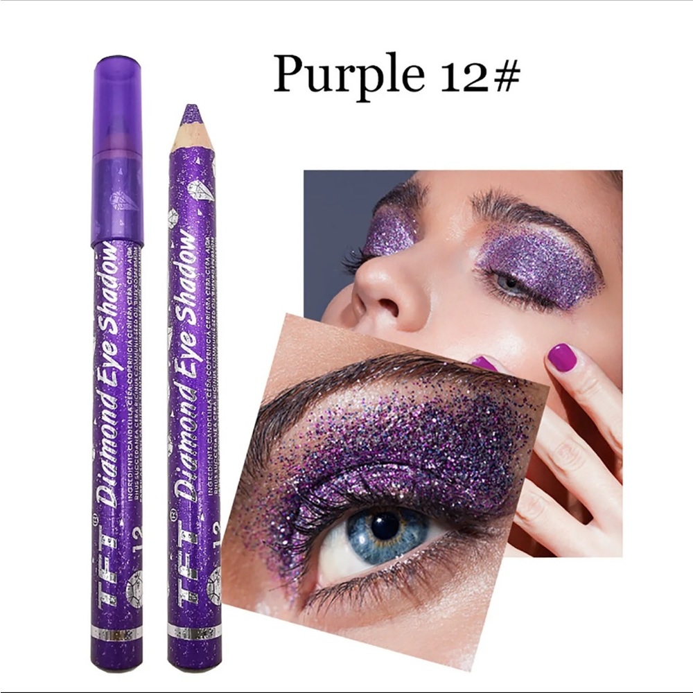 5/20$ if u bundle Royal Purple Glitter Makeup - Picture 3 of 11